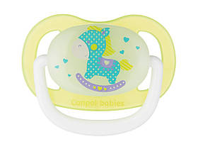 Пустушка силіконова ортодонтична 0-6 місяців Canpol babies Toys Салатовий