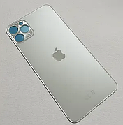 Задня кришка для iPhone 11 Pro Max, срібляста,  високої якості