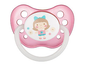 Пустушка латексна ортодонтична з 18 місяців Canpol babies Toys Рожевий