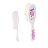 Щiтка для волосся м'яка + гребiнець Canpol babies Рожевий, фото 3