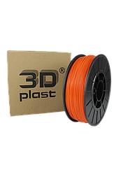 Нитка ABS (АБС) пластик для 3D принтера, 1.75 мм, 0,75 кг, жовтогарячий