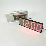 Годинник електронний VST-898-1, Світлодіодний настільний дорожній LN-199 електронний годинник, фото 2