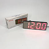 Годинник електронний VST-898-1, Світлодіодний настільний дорожній LN-199 електронний годинник, фото 5