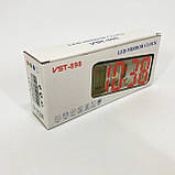 Годинник електронний VST-898-1, Світлодіодний настільний дорожній LN-199 електронний годинник, фото 9