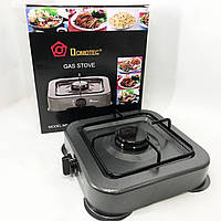 Газова плита DOMOTEC MS-6601 на 1 конфорку. MS-422 Колір: сірий