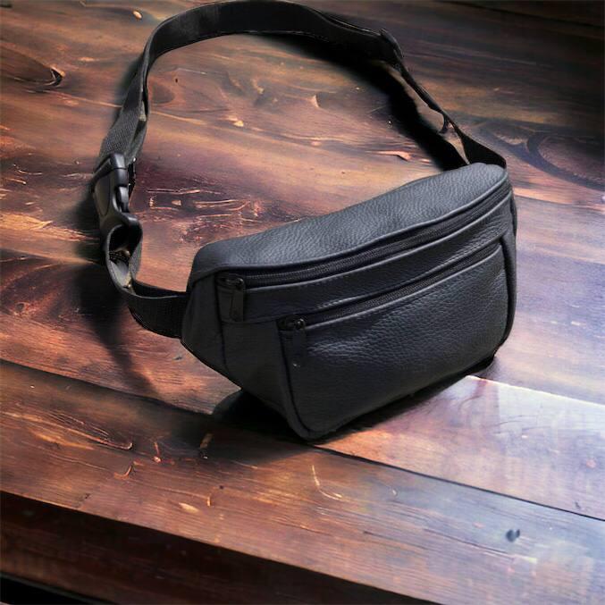 Комплект: шкіряна бананка + DL-967 тактичний ліхтар, фото 1