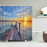 3D Шторка для ванної кімнати 150*180