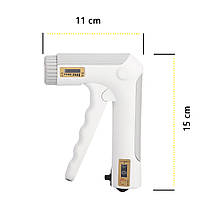 Еспандер кистьовий Cornix 5-60 кг з регульованим навантаженням і лічильником XR-0279 White, фото 4