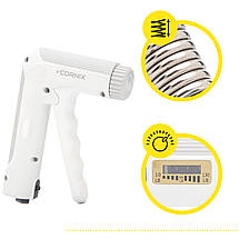 Еспандер кистьовий Cornix 5-60 кг з регульованим навантаженням та електронним лічильником XR-0281 White, фото 4