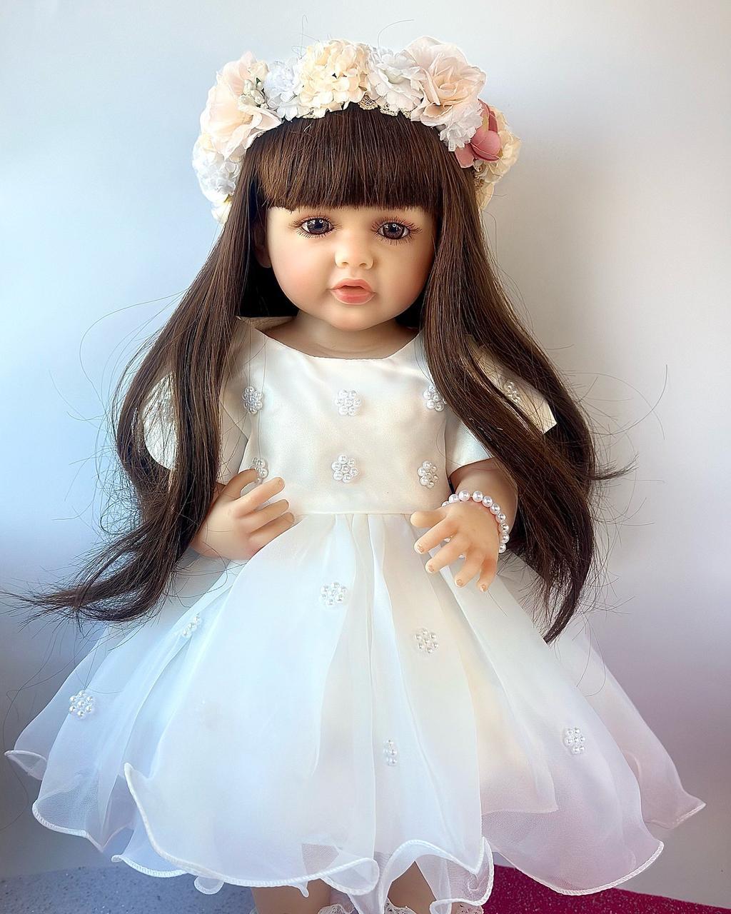 Велика вінілова лялька Реборн Reborn Baby Doll, фото 1