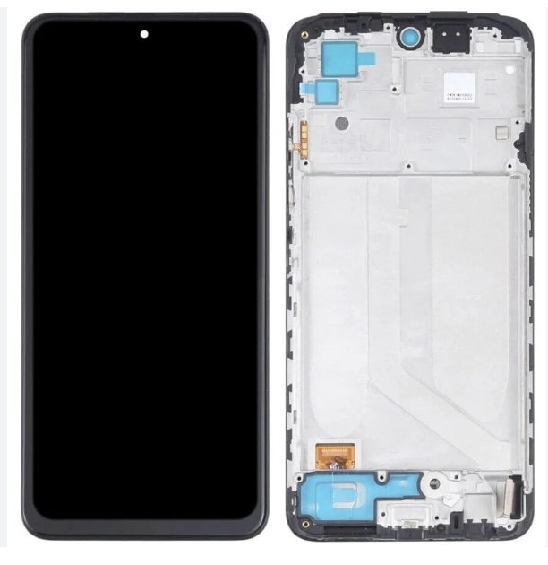 Дисплей (екран) Xiaomi Redmi Note 10 4G /Redmi Note 10S/Poco M5s, чорний, Amoled, оригінал PRC переклеєне