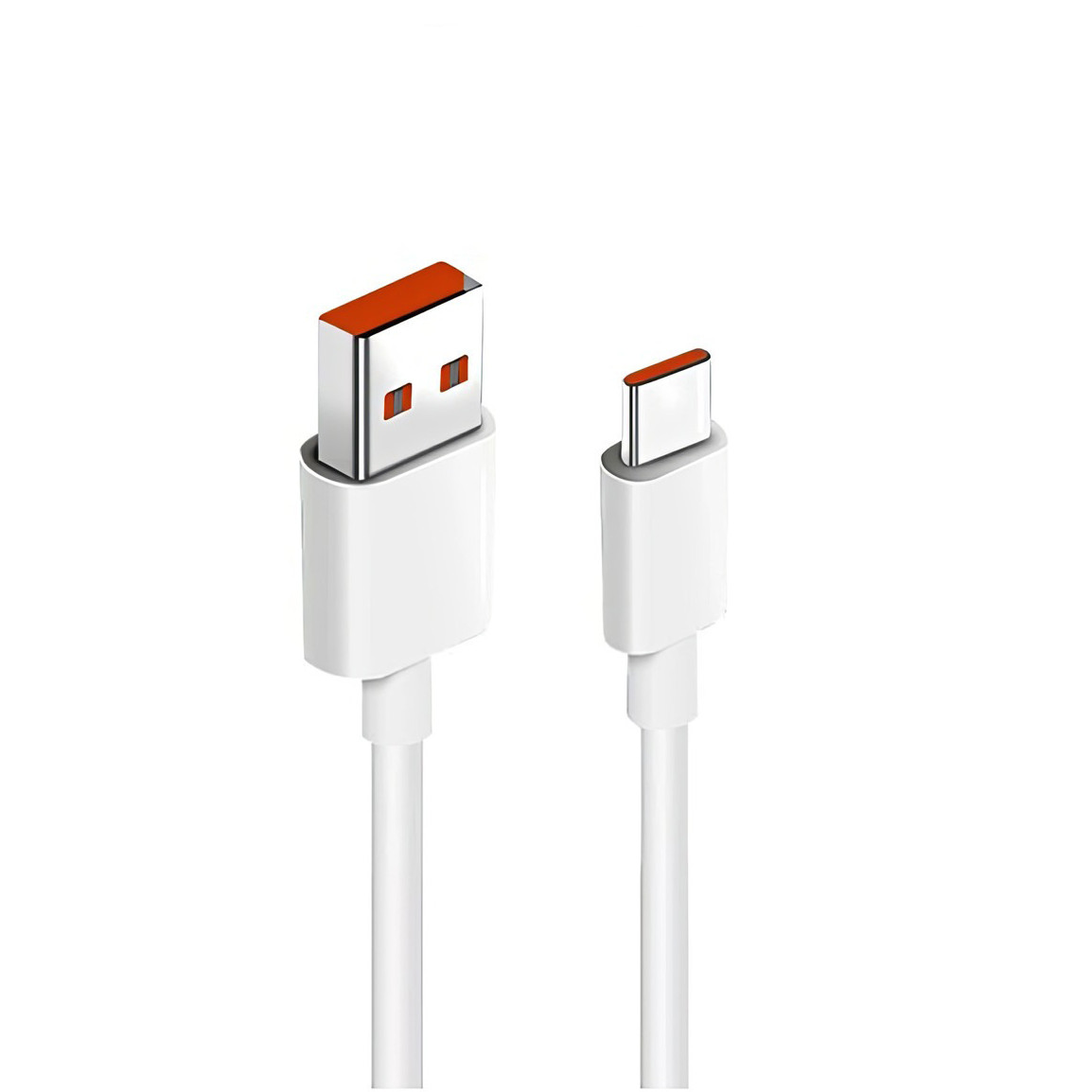 Кабель для заряджання USB to Type C Білий, 95 см, провід для заряджання телефону, шнур usb type c