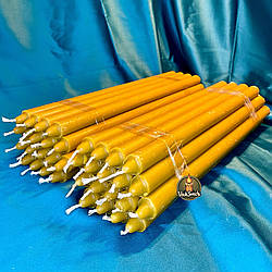 Набір із 2 упаковок великих товстих воскових свічок (18 шт. в уп.) для дому та молитви з медовим ароматом