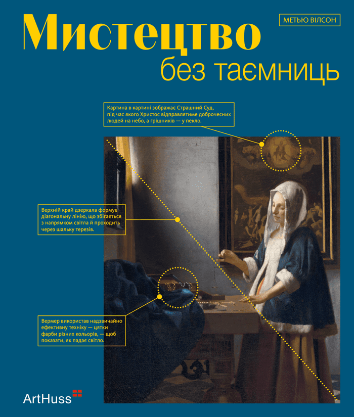 Книга «Мистецтво без таємниць. 50 мистецьких творів - знайомство, дослідження, пояснення». Автор - Метью Уілсон