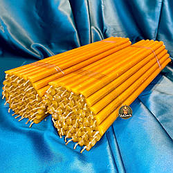 Набір із 2 упаковок великих високих воскових свічок (52 шт. в уп.) для дому та молитви з медовим ароматом