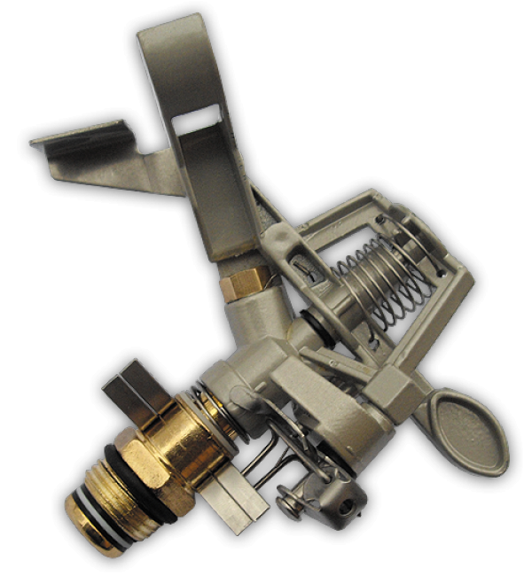 Зрошувач обертовий, пульсівний, із зовнішньою 
різьбою 1/2" / ø20,4м, металевий, ECO LINE, AJ-TS6022