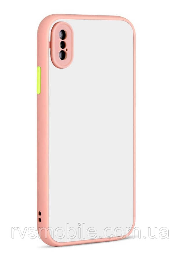 Чохол для iPhone XS/X - Goospery Matte Case, Rose (Камера закрита)
