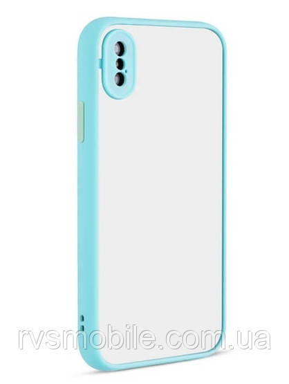 Чохол для iPhone XS/X — Goospery Matte Case, Mint (Камера закрита)