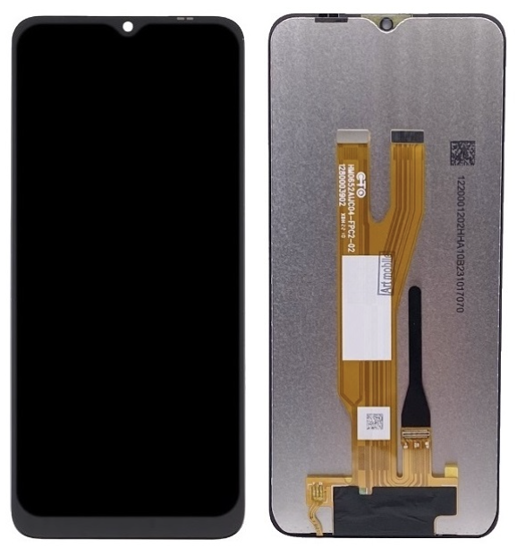 Дисплей (екран) Samsung A032 Galaxy A03 Core, чорний, оригінал PRC