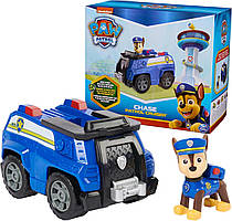 Щенячий патруль Paw Patrol Гончик Чейз з машиною Chase's Cruiser Vehicle Figure