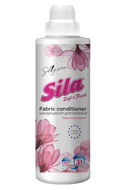Кондиціонер-ополіскувач для білизни Sila Silky sense 925 мл (4823107606793)