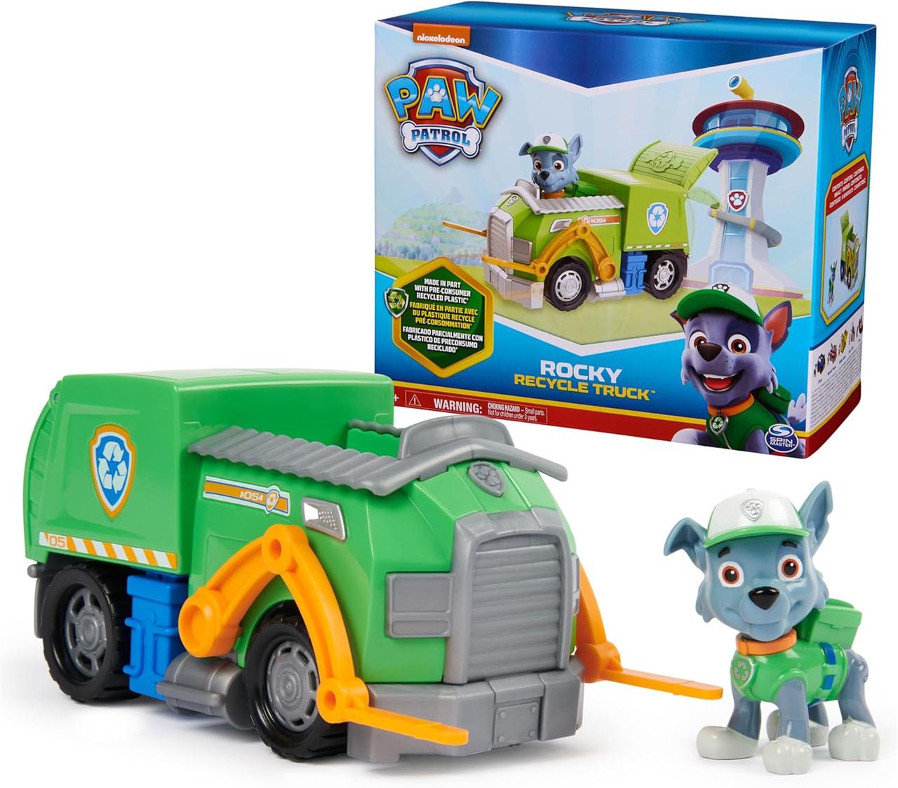 Щенячий патруль Цуценята рятувальники. Рокі та його транспорт. Paw Patrol Rocky’s Recycle, Spin Master