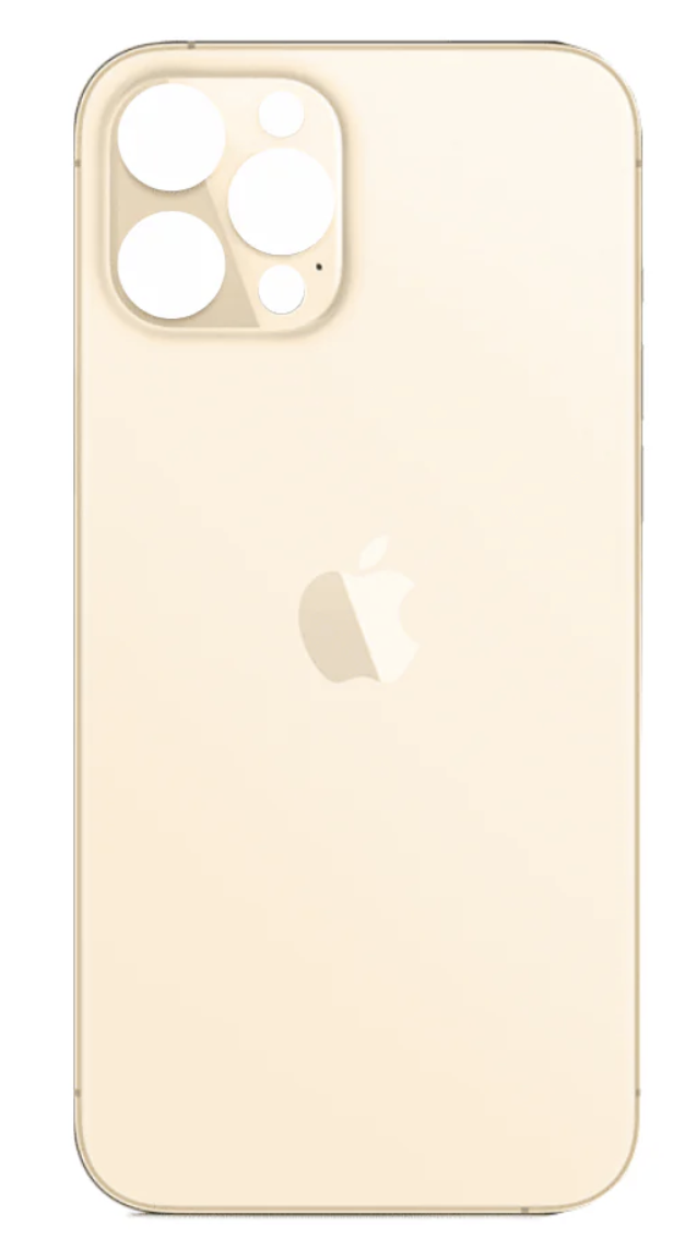 Задня кришка для iPhone 13 Pro Max, золотиста, з великими отворами під віконця камер, оригінал (54), фото 1
