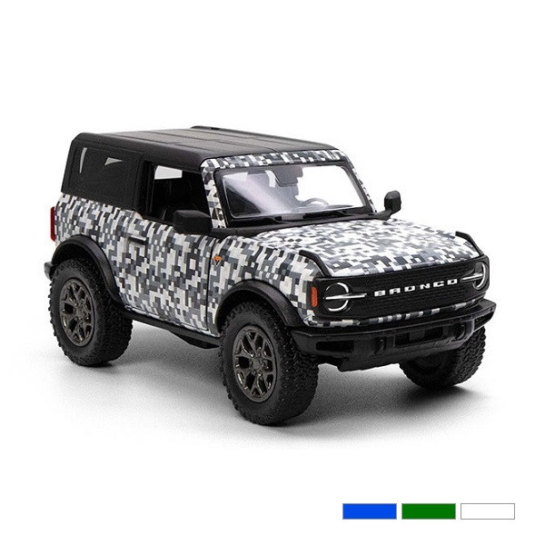 Модель джип FORD BRONCO CAMO-EDITION (Hard Top) (2022) 5" KT5445WB  метал.інерц.відкр.дв.3кол.кор./9