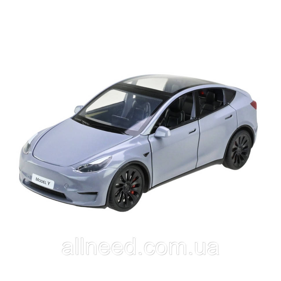 Модель автомобіля "Tesla model Y" AP7711(Grey) масштаб 1:24