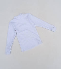 Біла водолазка у рубчик для дівчаток 3/7 років; Гурт. Україна