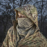 Арафатка шемаг "Тризуб" оливково-чорна 100% бавовна 105х105 см, фото 3