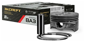 Моторокомплект ВАЗ 21116 ГРАНТА d=82,0 гр. A\B\С\D\E (Black Edition/EXPERT+п.п+п.кольца) (пр-во Мотордеталь)