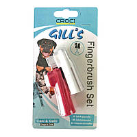 Зубні щітки для тварин Croci Gill's 2 шт/уп