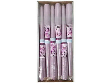 Свічка Стожек арома 26см Бузок 18шт/уп ТМ BISPOL BP