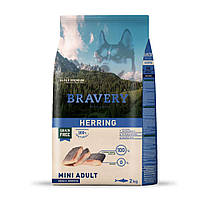Сухий корм для собак дрібних порід з оселедцем Bravery Dog Herring Mini Adult Small Breeds 2 кг