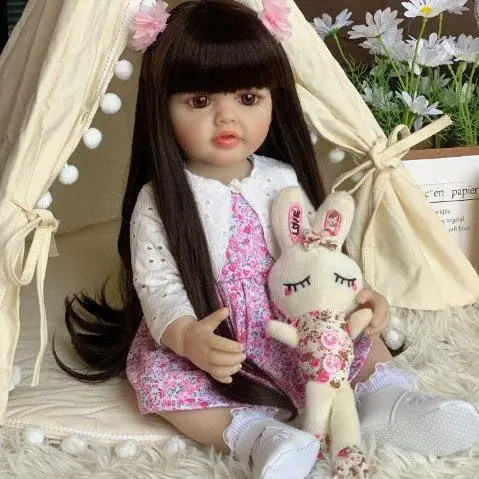 Лялька вінілова 55см, ручна робота, Reborn Baby Doll 41