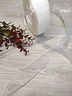 Стрічка Органза 2.5см Біла ( 1 метр)