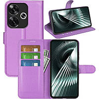 Чохол-книжка Litchie Wallet для Poco F6 Violet