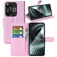 Чохол-книжка Litchie Wallet для Poco F6 Light Pink