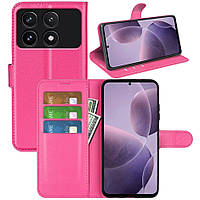 Чохол-книжка Litchie Wallet для Poco F6 Pro Rose