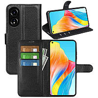 Чохол-книжка Litchie Wallet для Oppo A78 4G Black