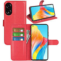 Чохол-книжка Litchie Wallet для Oppo A78 4G Red