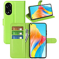 Чохол-книжка Litchie Wallet для Oppo A78 4G Light Green
