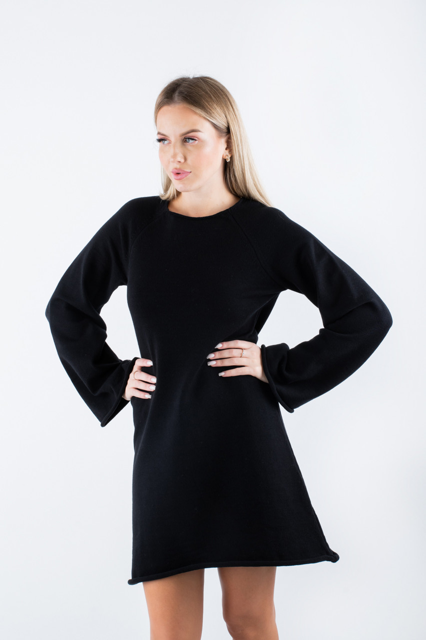 Плаття в'язане міні чорне 102265 (2000000138817), фото 1