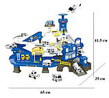 Дитячий ігровий розвиваючий автотрек Поліція з машинками автоматичним підйомником і звуковими ефектами, фото 9