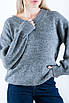 Джемпер з V-вирізом сірий 66017 (2000000139760), фото 4