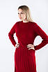Плаття міді з декоративною вʼязкою червоне 83082 (2000000139784), фото 2