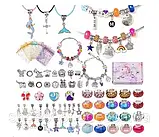 Набір намистин та підвісок для створення прикрас, 66 предметів, фото 2