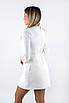Плаття міні з накладними кишенями біле 83452 (2000000140629), фото 2