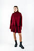 Костюм зі светром та спідницею з імітацією плісеровки бургунді 40037 (2000000140735), фото 5